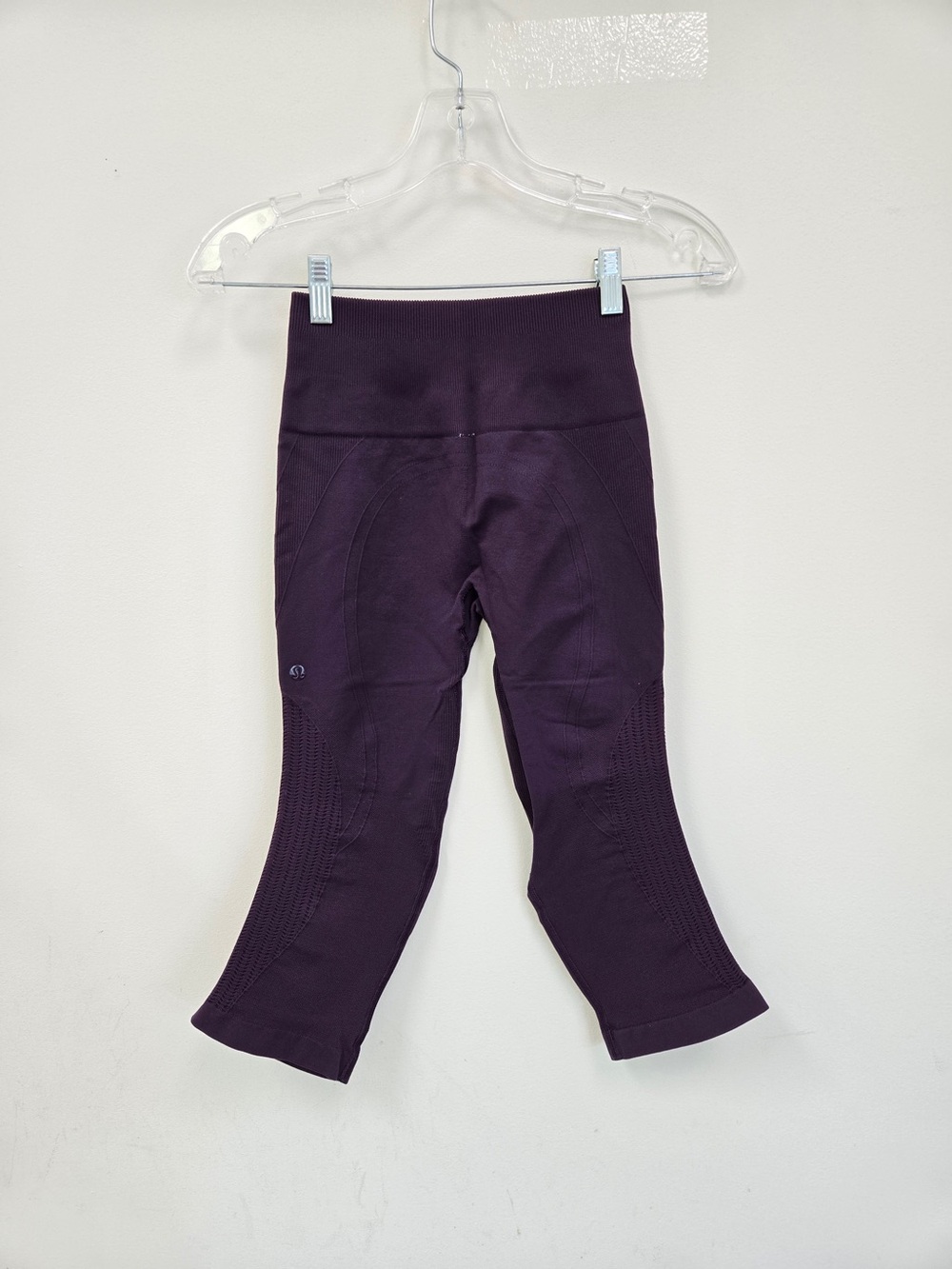 LULULEMON Flow And Go Crop Leggings Deep Zinfandel Dark Purple 9331 - Picture 5 of 7